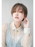 【GEEKS渋谷】シースルーマッシュ/オリーブグレージュ/20代30代