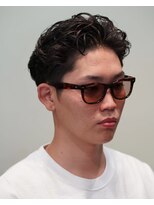 リトルマンバーバーショップ(LITTLEMAN BARBERSHOP)&nbsp;オールバックパーマ