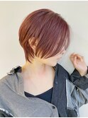 前下がりコンパクトショートレイヤー/大須/矢場町/前髪なし