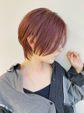 ノールート(No√) 前下がりコンパクトショートレイヤー/大須/矢場町/前髪なし