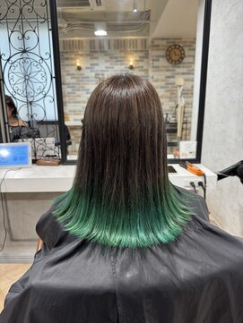 シエル 立川店(CIEL) 【CIEL×久光】ミントグリーングラデーション