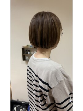 ヘアアンドスペース ベロン(hair&space velon) 縮毛矯正のボブ