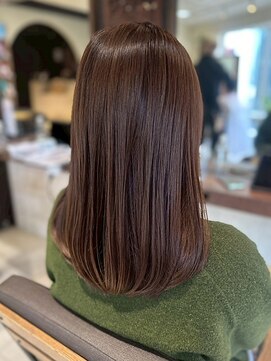 ヘアリゾート粋 ティガ 池袋店(tiga) 艶髪/透明感/ブラウン/レイヤーカット