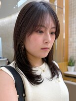 フォト 新宿三丁目(foto)&nbsp;ミディアムレイヤー/レイヤーカット/ストレート/縮毛矯正