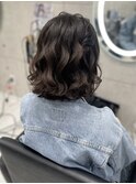 ねじりハーフツイン/心斎橋ヘアセット