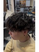 縦落ちツイストスパイラルパーマ