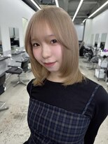 リノート バイ エゴル 太田川(Linoet by ENGOL) ミルクティーベージュ/ブリーチカラー/ハイトーンカラー
