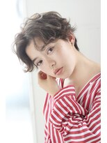 パージュ 代々木公園(Page)&nbsp;マッシュショート×ベージュ×シルキーカラー