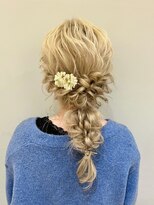 エレノア つくば(Eleanor) イベント前に♪編みおろしヘアセット
