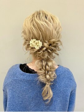 エレノア つくば(Eleanor) イベント前に♪編みおろしヘアセット