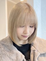 ミーム 原宿 表参道(meme)&nbsp;!ダブルカラーハイトーンケアブリーチデザインカラー#原宿