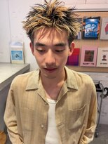 ルーム(Loom.)&nbsp;スパイキーショート　ブロックカラー　ケアブリーチ