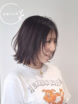 パーチ(perch) バッサリカットで作るレイヤーミディアムボブ