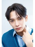 韓国マッシュカルマパーマ韓国風センターパートニュアンスパーマ