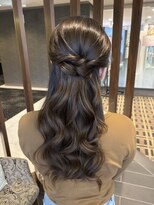 サリー 仙台店(SALLY)&nbsp;大人っぽいハーフアップ