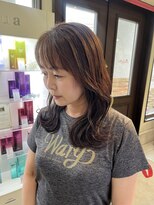 コレットヘア(Colette hair)&nbsp;【ISHIKAWA】ナチュラルブラウンカラー／大人のコテ巻き