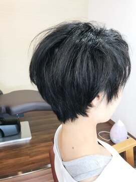 ちいさな美容室 庵(an) ショートでも柔らかいマッシュショートスタイル☆