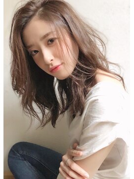 チョビー 銀座(chobii) [桜井]イルミナカラーグレージュブランジュデジタルパーマ