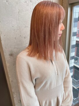 ヌイ 横浜(nui) _ボブルフピンクベージュクールショート