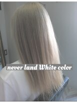 ネバーランド(NEVERLAND) Never land White color