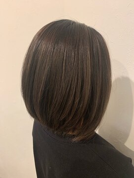 ナンバー 天王寺(NUMBER) ローライト×アッシュベージュ