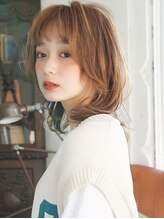 アグ ヘアー クロ 出雲店(Agu hair curro) 《Agu hair》ナチュラル鎖骨ミディアム