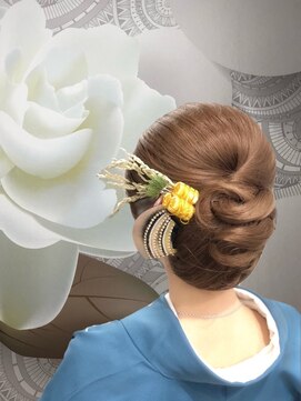 ビューティーサロンラエラ(Beauty salon laera) 着物ヘアセット　和髪　和装ヘア　正月ヘア　まとめ髪　シニヨン