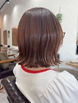リンド 習志野市 京成大久保(Lind) 20代30代40代50代小顔ミディアム外ハネボブアッシュ