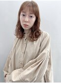 ゆるふわミディアム×オレンジベージュ☆