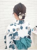 アップスタイル☆浴衣ヘアセット/ヘアメイク/渋谷/表参道/外苑前