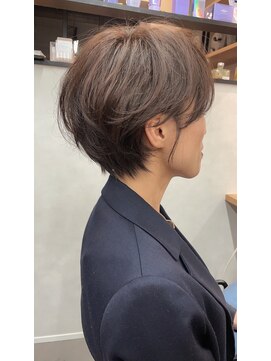 サンド 表参道(sand) ショートボブパーマ20代30代40代イヤリングカラー大人可愛い