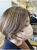 白髪ぼかしハイライト