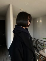 リバレッジ 広尾(Leverage)&nbsp;海外フラットボブ：Mao Shibasaki