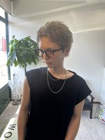 ウォルク(WOLK)&nbsp;スパイキーショート/ハイトーンメンズ/ベージュ