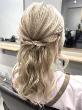 ユウル 横浜(juhl.) ハーフアップ/ヘアアレンジ/ヘアセット