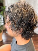 アトリエアルシュ(atelier ARCHE) 40代大人メンズの斎藤工風ワイルドウルフパーマ