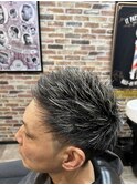 スパイキーホワイトメッシュ
