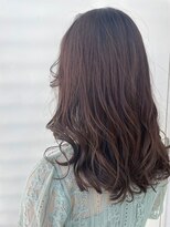 ジーナ 北千住ミルディス通り(Zina)&nbsp;ピンクブラウン韓国ヘアロング【Zina北千住ミルディス通り】