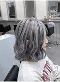 ホワイトカラー×ローライト、デザインカラー