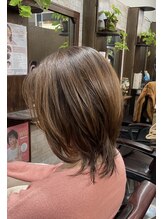 ヘアメイクスタジオ ココ(hair make studio coco) ミディアムウルフレイヤー♪
