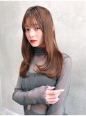 【Taylor 大宮】ショコラブラウン×内巻きセミロング