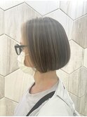 白髪ぼかし/フェイスフレーミング/ハイライト/ボブ