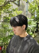 ユウヘアー 本山店(U Hair)&nbsp;センターパートマッシュ/メンズ/癖毛カット/ショートウルフ