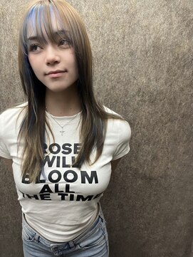 サロン ド ビカ(Salon de bika) デザインC ブルー×ニュートラルベージュ