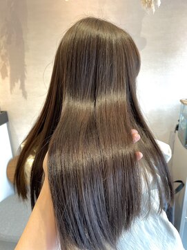 はな(hana) ベージュカラー　縮毛矯正　髪質改善カラー