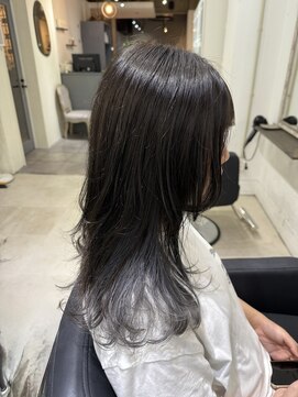 カフカ(CAFCA) インナーカラー　グレーアッシュ