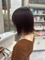 ヘアーワークス ボナ(HAIR WORKS bona.)&nbsp;パッとボブ　ラベンダーカラー