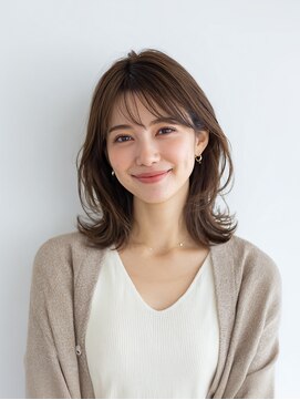 e.m.a プレミアムビューティーサロン 栄駅店(e.m.a PREMIUM BEAUTY SALON) レイヤーカット/イメチェン/外ハネボブ/美髪/ワイドバング/髪型