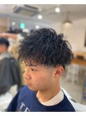 ニュアンスパーマ＋フェード