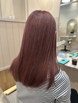 シダ(sida)&nbsp;ブリーチカラーでも艶っぽく『艶ピンクブラウンカラー』